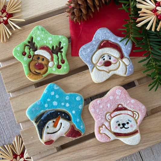 Set stelle Natale - Cookies Cutter - Formina - Stampo per biscotti o decorazione torte
