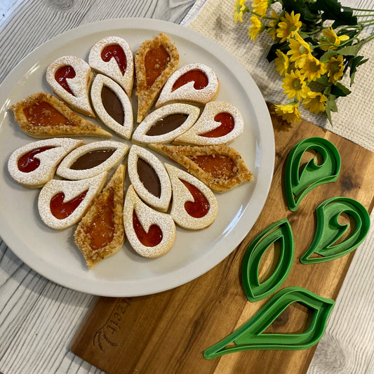 Cookie Cake Mod.14 - Set Tagliabiscotti “Torta Biscotto” Componibile –  26 cm - Divisa - “Facile fetta” – Cookie Cutter per porzioni precise