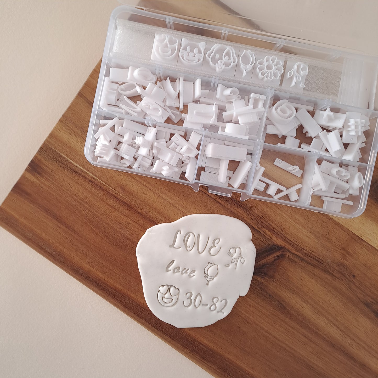 Alphabet Set Mod. Spring Embossing Letters