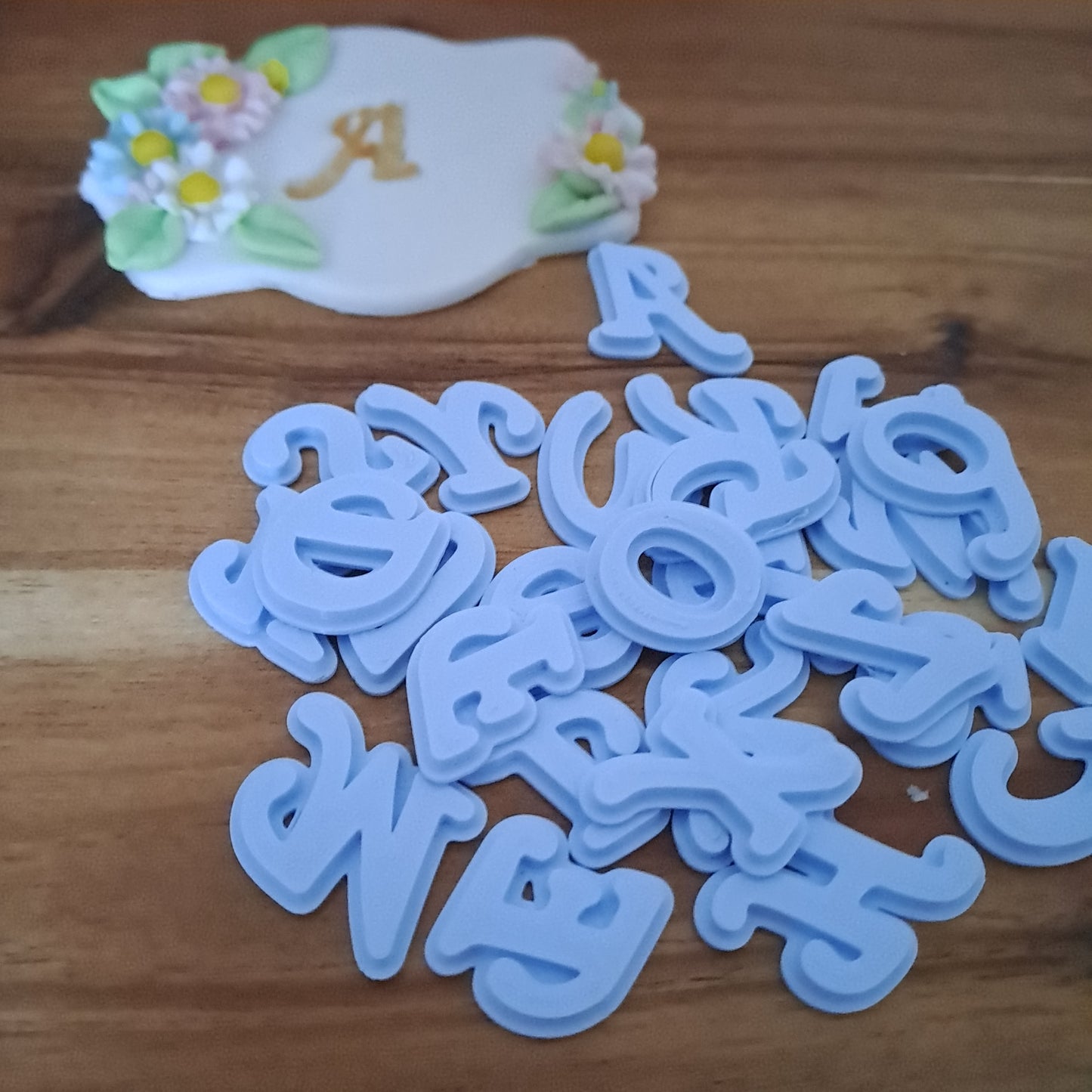 Set Alfabeto Mod.A ad impressione 26 lettere - Altezza lettere 2cm