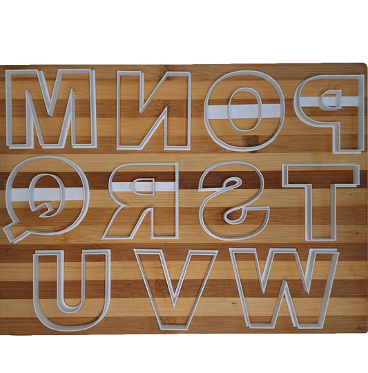 Arial Alphabet - Letters 8 CM - Cutter - Cookie cutter