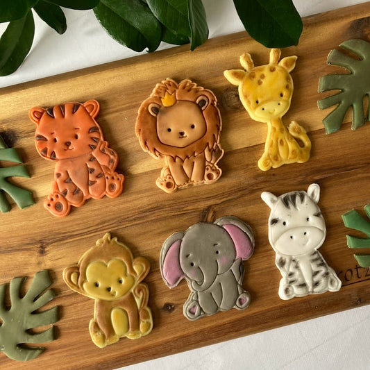 Animali della Giungla - Cookies Cutter - Tagliabiscotti - Stampi