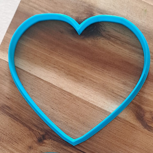 Cutter Cornice cuore Mod.5 - Dimensioni da 1cm a 25cm - Altezza 1cm