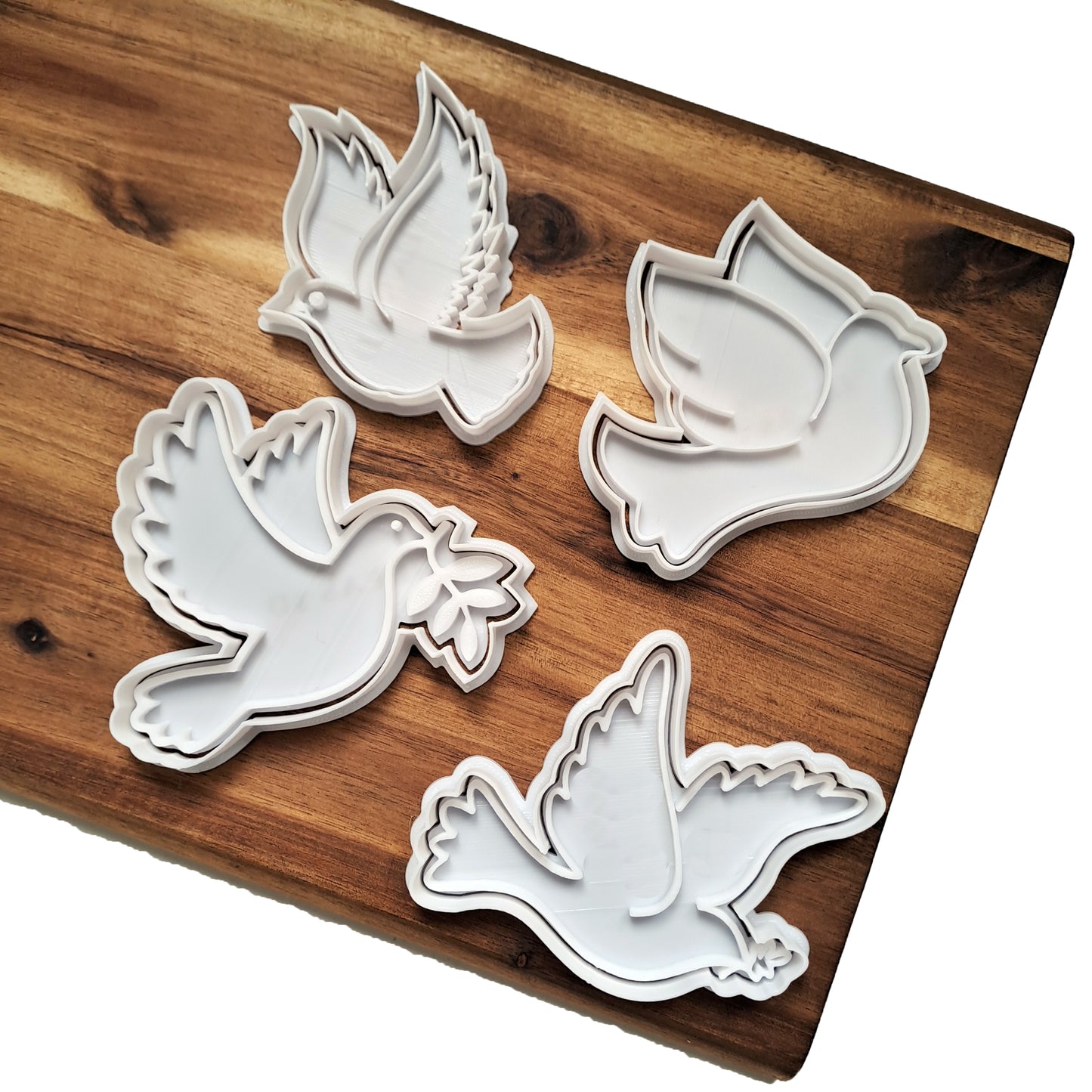 Set Colombe Pasquali - Pasqua - Tagliabiscotti - Cookies Cutter - Formine e stampi per biscotti