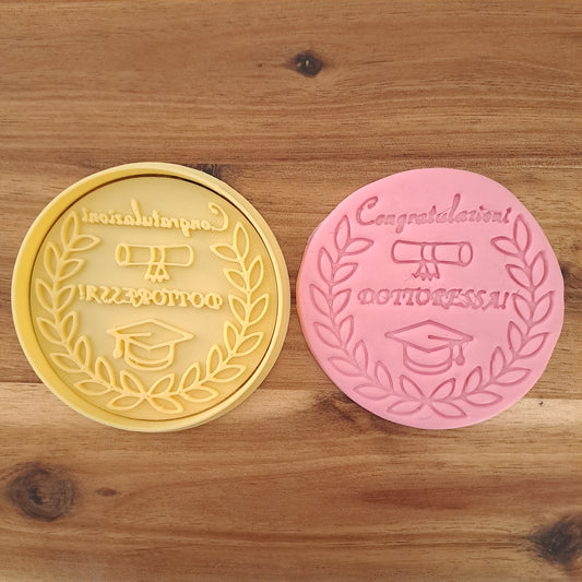 Félicitations docteur ! - Emporte-pièce - Formulaire - Remise des diplômes