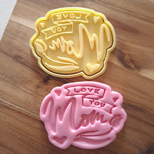 Love You Mom Mod.1 - Festa della Mamma - Cookies Cutter - Formina