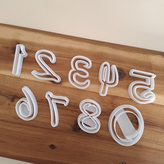 Disney Font Numbers 0 - 9 - Cookies Cutter - Forms