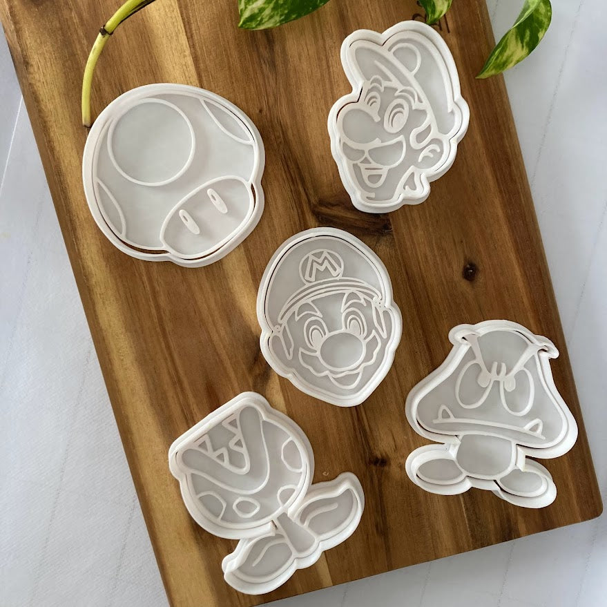 Tagliabiscotti Mario videogiochi games